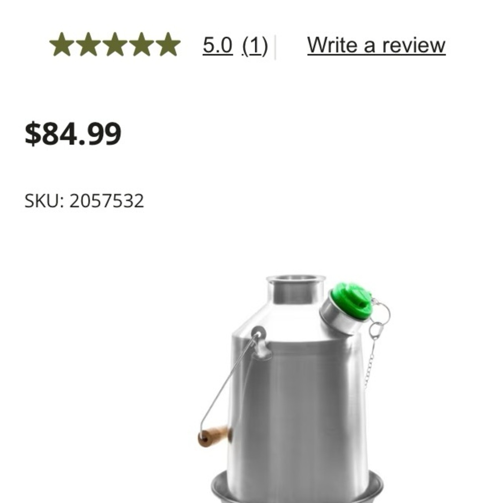 Stainless Steel Kelly Kettle Scout - Picture 6 of 14